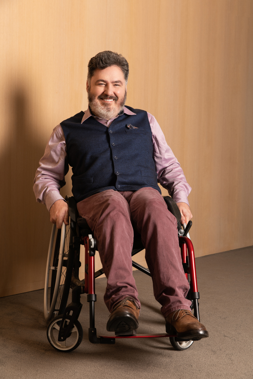 Der Behinderten-Beauftragte Holger Kiesel