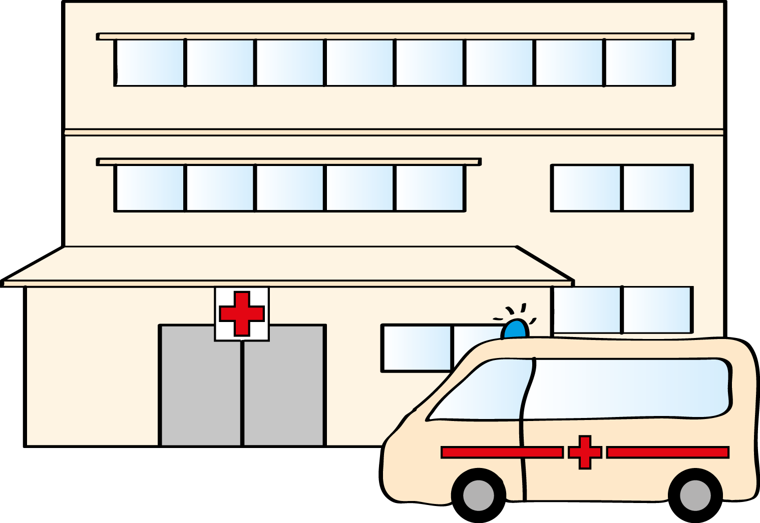 Ein Krankenhaus