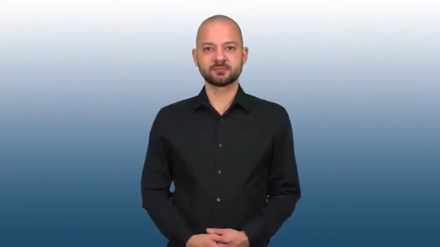 Dieses Video informiert über die Akademie der Sozialverwaltung in Gebärdensprache.